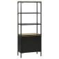 Highboard vidaXL 70x35x180 cm Legno Mango Grezzo Solido