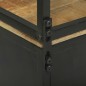 Highboard vidaXL 70x35x180 cm Legno Mango Grezzo Solido