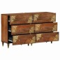 vidaXL Credenze 2 pz Marrone Miele 60x33.5x75 cm Legno massello di mango vidaXL Credenze 2 pz Marrone Miele 60x33.5x75 cm Legno massello di mango