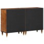 vidaXL Credenze 2 pz Marrone Miele 60x33.5x75 cm Legno massello di mango vidaXL Credenze 2 pz Marrone Miele 60x33.5x75 cm Legno massello di mango
