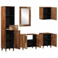 Set di Mobili per Bagno vidaXL da 5 Pezzi in Legno Massello di Mango