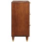 vidaXL Set di Sideboard 2 pcs Marrone 60 x 33.5 x 75 cm