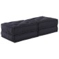 vidaXL Pouffes Modulari , 2 pezzi in Tessuto Antracite vidaXL Pouffes Modulari , 2 pezzi in Tessuto Antracite