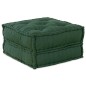 vidaXL Pouffes Modulari da 2 Pezzi in Tessuto Verde vidaXL Pouffes Modulari da 2 Pezzi in Tessuto Verde