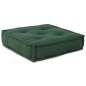 vidaXL Pouffes Modulari da 2 Pezzi in Tessuto Verde vidaXL Pouffes Modulari da 2 Pezzi in Tessuto Verde