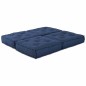 vidaXL Pouf modulari - 2 pezzi in tessuto indigo vidaXL Pouf modulari - 2 pezzi in tessuto indigo