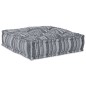 vidaXL Pouffe Sofa Modulare per 4 Persone che Diventa un Letto in Tessuto Grigio Chiaro