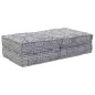 vidaXL Pouffe Modulare 2 Posti Convertibile Grigio Chiaro vidaXL Pouffe Modulare 2 Posti Convertibile Grigio Chiaro