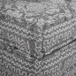 vidaXL Pouffe Modulare 2 Posti Convertibile Grigio Chiaro vidaXL Pouffe Modulare 2 Posti Convertibile Grigio Chiaro