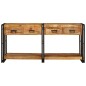 vidaXL Tavoli consolle con cassetto 2 pcs Marrone Legno: Acacia solida vidaXL Tavoli consolle con cassetto 2 pcs Marrone Legno: Acacia solida