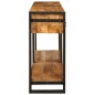 vidaXL Tavoli consolle con cassetto 2 pcs Marrone Legno: Acacia solida vidaXL Tavoli consolle con cassetto 2 pcs Marrone Legno: Acacia solida