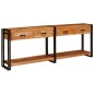 vidaXL Tavoli consolle 2 pcs Marrone Legno massello di acacia vidaXL Tavoli consolle 2 pcs Marrone Legno massello di acacia