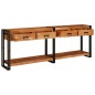 vidaXL Tavoli consolle 2 pcs Marrone Legno massello di acacia vidaXL Tavoli consolle 2 pcs Marrone Legno massello di acacia