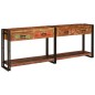 vidaXL Tavoli consolle 2 pcs Multicolore Legno massello di recupero vidaXL Tavoli consolle 2 pcs Multicolore Legno massello di recupero