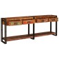 vidaXL Tavoli consolle 2 pcs Multicolore Legno massello di recupero vidaXL Tavoli consolle 2 pcs Multicolore Legno massello di recupero