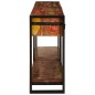 vidaXL Tavoli consolle 2 pcs Multicolore Legno massello di recupero vidaXL Tavoli consolle 2 pcs Multicolore Legno massello di recupero