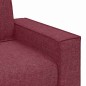 Set Divano a 3 Pezzi con Cuscini Rosso Vino Set Divano a 3 Pezzi con Cuscini Rosso Vino