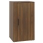 Credenza Rovere Marrone 40x33x70 cm in Legno Multistrato Credenza Rovere Marrone 40x33x70 cm in Legno Multistrato