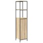 vidaXL Set di Mobili per Bagno 5 Pezzi in Legno Ingegnerizzato Rovere Sonoma
