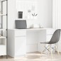 Scrivania vidaXL Bianca 140x49x76 cm in Legno Ingegnerizzato Scrivania vidaXL Bianca 140x49x76 cm in Legno Ingegnerizzato