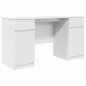 Scrivania vidaXL Bianca 140x49x76 cm in Legno Ingegnerizzato Scrivania vidaXL Bianca 140x49x76 cm in Legno Ingegnerizzato