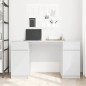 Scrivania vidaXL Bianca 140x49x76 cm in Legno Ingegnerizzato Scrivania vidaXL Bianca 140x49x76 cm in Legno Ingegnerizzato