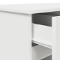 Scrivania vidaXL Bianca 140x49x76 cm in Legno Ingegnerizzato Scrivania vidaXL Bianca 140x49x76 cm in Legno Ingegnerizzato