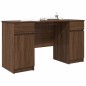 Scrivania vidaXL Marrone Rovere 140x49x76 cm Legno ingegnerizzato