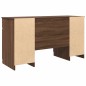 Scrivania vidaXL Marrone Rovere 140x49x76 cm Legno ingegnerizzato