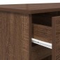 Scrivania vidaXL Marrone Rovere 140x49x76 cm Legno ingegnerizzato