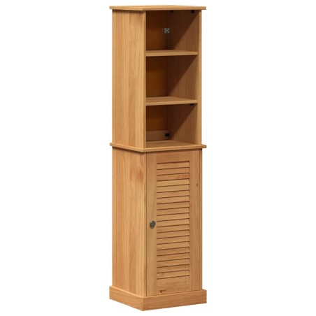 vidaXL Set di mobili per il bagno 2 pcs Marrone e Marrone miele