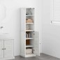 vidaXL Set di mobili per il bagno 2 pcs Marrone e bianco
