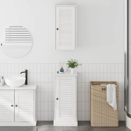 vidaXL Set di mobili per il bagno 2 pcs bianco anticato