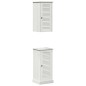 vidaXL Set di mobili per il bagno 2 pcs bianco anticato