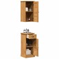 vidaXL Set di mobili per il bagno 2 pcs Marrone e Marrone miele vidaXL Set di mobili per il bagno 2 pcs Marrone e Marrone miele