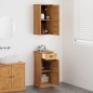vidaXL Set di mobili per il bagno 2 pcs Marrone e Marrone miele vidaXL Set di mobili per il bagno 2 pcs Marrone e Marrone miele