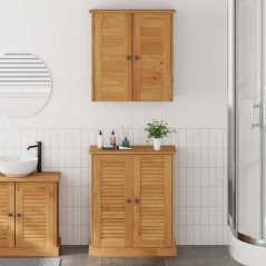 vidaXL Set di mobili per il bagno 2 pcs Marrone 67.5 x 34 x 80 cm
