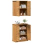 vidaXL Set di mobili per il bagno 2 pcs Marrone 67.5 x 34 x 80 cm vidaXL Set di mobili per il bagno 2 pcs Marrone 67.5 x 34 x 80 cm