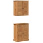 vidaXL Set di mobili per il bagno 2 pcs Marrone 67.5 x 34 x 80 cm vidaXL Set di mobili per il bagno 2 pcs Marrone 67.5 x 34 x 80 cm
