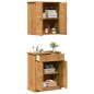 vidaXL Set di mobili per il bagno 2 pcs Marrone 67.5 x 34 x 80 cm vidaXL Set di mobili per il bagno 2 pcs Marrone 67.5 x 34 x 80 cm