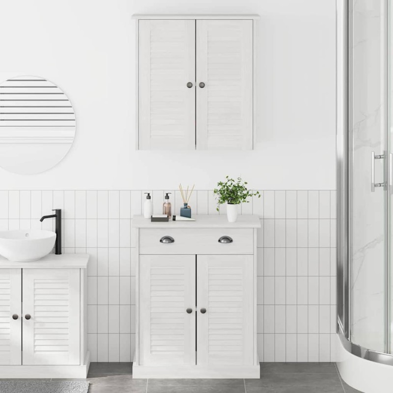 vidaXL Set di mobili per il bagno 2 pcs Marrone 67.5 x 34 x 80 cm