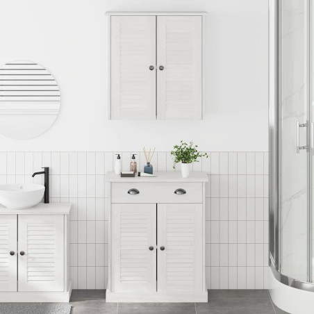 vidaXL Set di mobili per il bagno 2 pcs Marrone 67.5 x 34 x 80 cm
