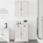 vidaXL Set di mobili per il bagno 2 pcs Marrone 67.5 x 34 x 80 cm
