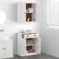 vidaXL Set di mobili per il bagno 2 pcs Marrone 67.5 x 34 x 80 cm