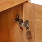 vidaXL Set di mobili per il bagno 3 pcs Marrone 37 x 34 x 80 cm