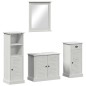 vidaXL Set di mobili per il bagno con cassetto 3 pcs bianco anticato