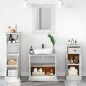 vidaXL Set di mobili per il bagno con cassetto 3 pcs bianco anticato