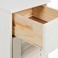 vidaXL Set di mobili per il bagno con cassetto 3 pcs bianco anticato