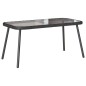 vidaXL Set da giardino a 4 pezzi con cuscini in polyrattan nero vidaXL Set da giardino a 4 pezzi con cuscini in polyrattan nero