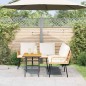 Set di divani da giardino a 2 pezzi con cuscini in rattan naturale Set di divani da giardino a 2 pezzi con cuscini in rattan naturale